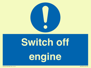 Switch off engine